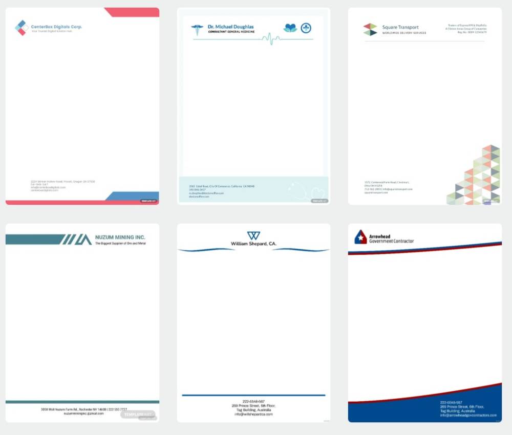 Letterhead Design Letterhead Design