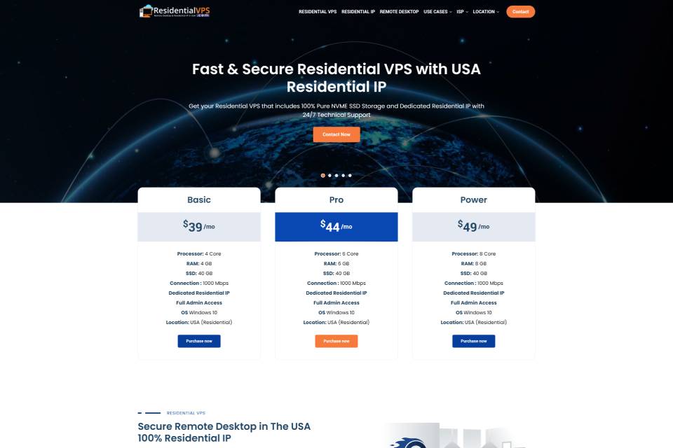 Residential VPS