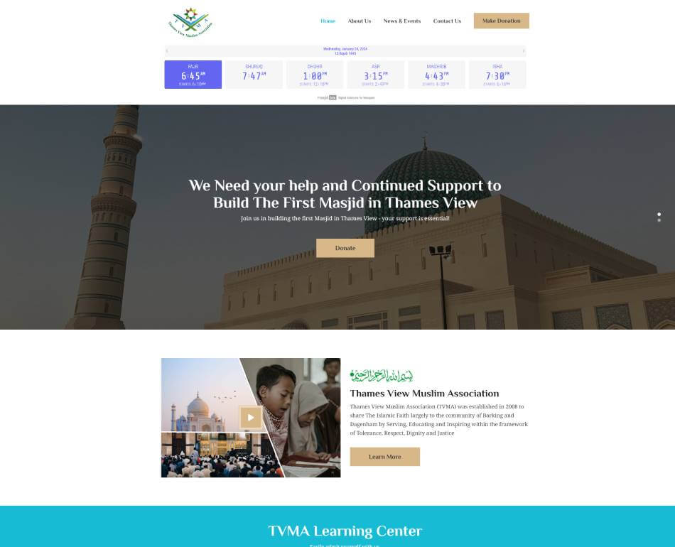 Thames View Muslim Association (TVMA)